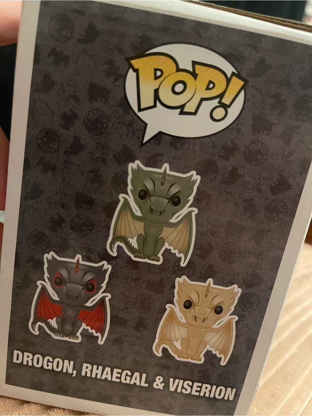 Funko Game of Thrones Metallic Teal and Gold Drogon Vinyl Figure - Picture 6 of 7